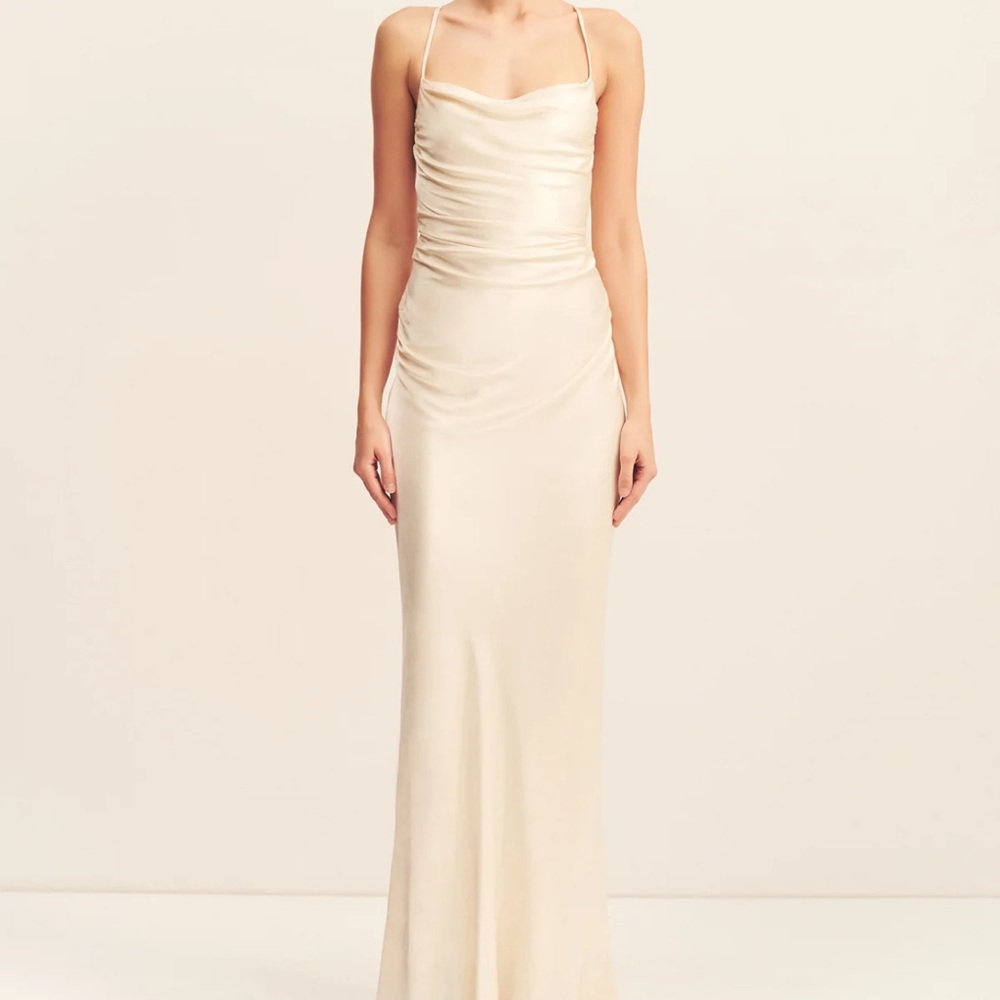 SHONA JOY - La Lune Lace Back Maxi Dress